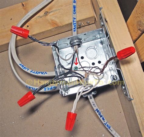 120v wiring through multiple junction boxes|shallow under cabinet junction box.